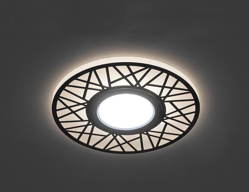 Светильник встраиваемый с LED подсветкой CD991 потолочный MR16 G5.3 белый | 32675 | Feron — миниатюра 2