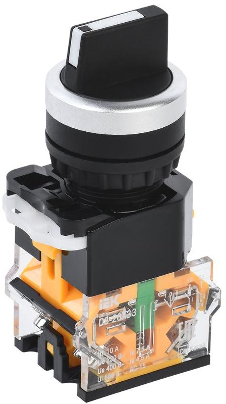 Переключатель D8-20X33 3 полож. 2з черный | BSW30-20X33-4-24-2-K02 | IEK — IEK (ИЭК)