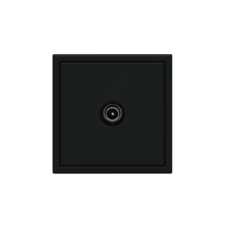ArtGallery Карбон Розетка TV оконечная 1DB, механизм | GAL001091 | SE — миниатюра 2
