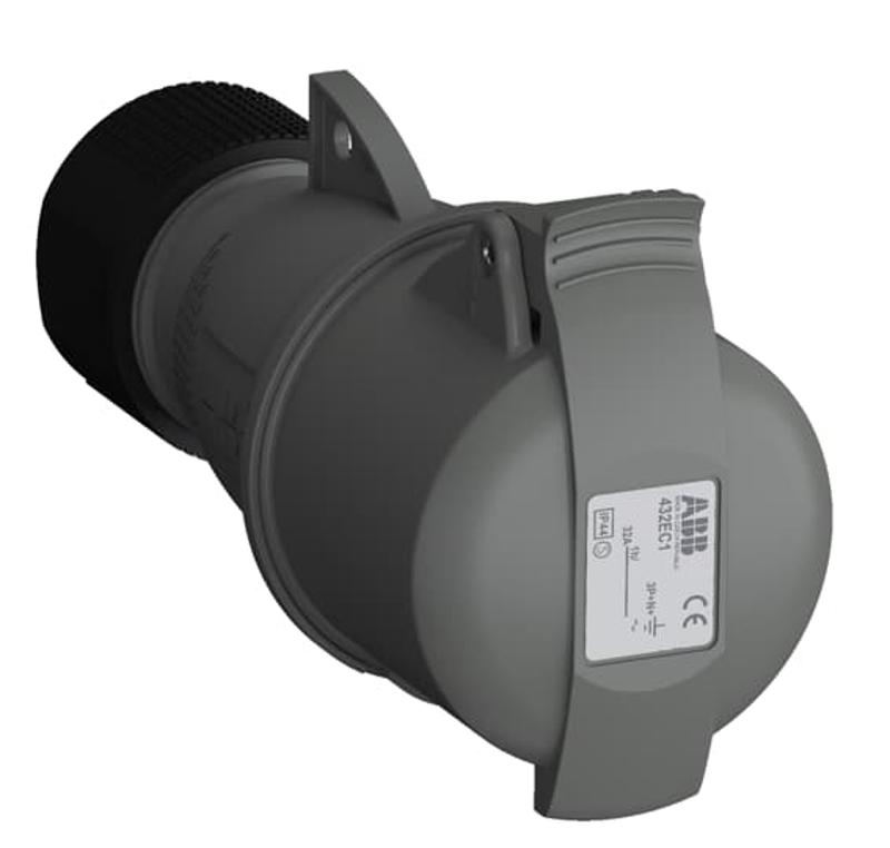 Розетка кабельная Easy&Safe 432EC3,32А,3P+N+E,IP44,3ч|2CMA102048R1000| ABB — ABB