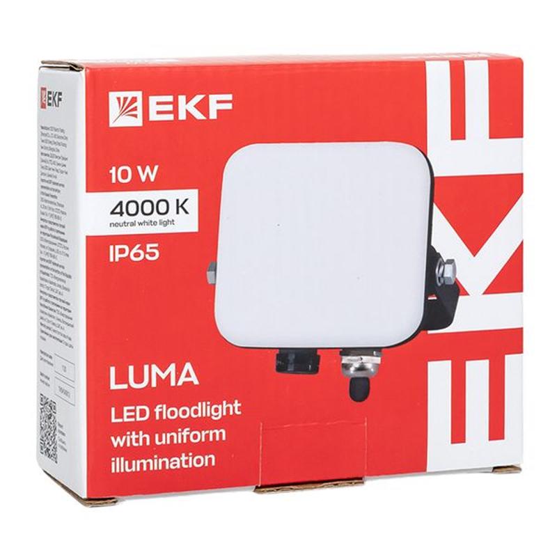 Прожектор светодиодный СДО-4001 10Вт 4000К IP65 с равномерной засветкой LUMA EKF | FLL-4001-10-4000 | EKF — миниатюра 14