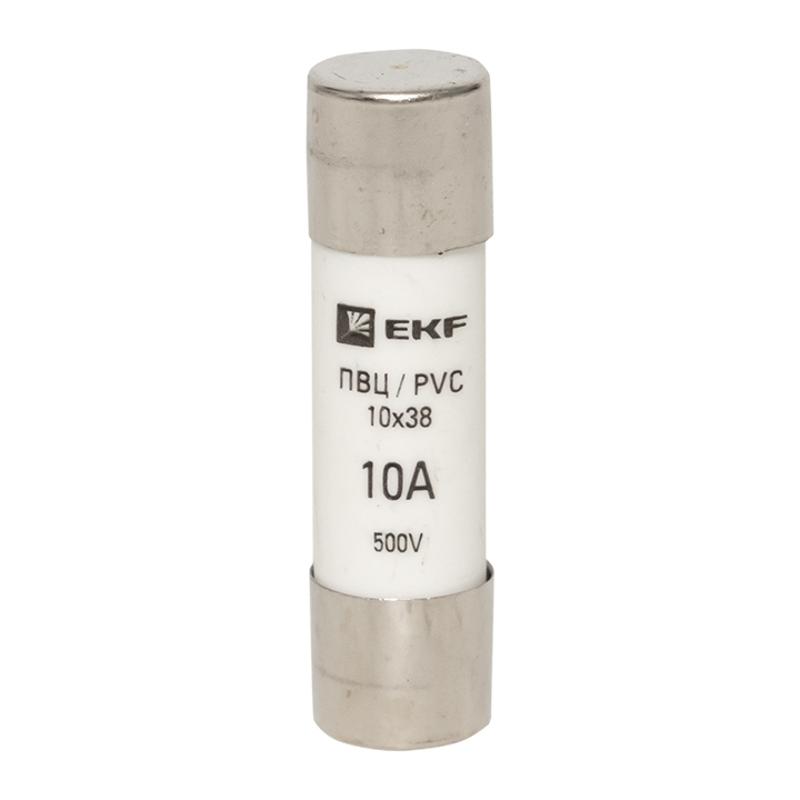 Плавкая вставка цилиндрическая ПВЦ (10х38) 10А | pvc-10x38-10 | EKF — миниатюра 2