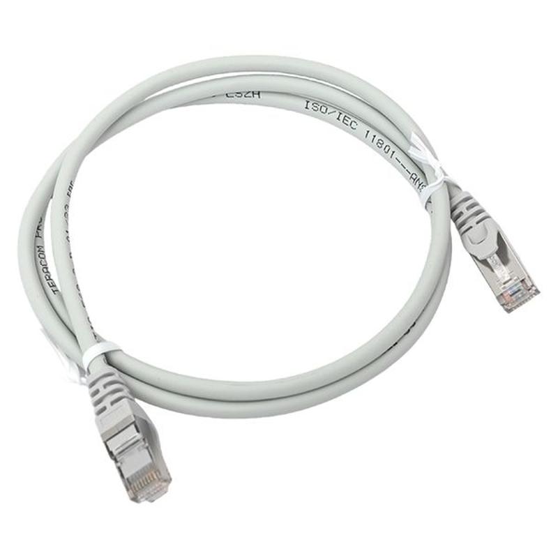 Патч-корд TERACOM PRO Cat.5E экранированный FTP оболочка LSZH серый (1,0м) | TRP-5EFTP-LSH-1M-GY | EKF — EKF