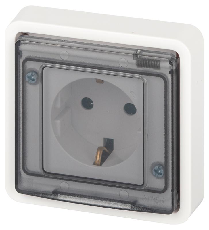Розетка ЭРА Эксперт 11-2522-01 2P+E IP55, шторки, 16A-250В, СУ, Белый | Б0063281 | ЭРА — ЭРА (Энергия света)
