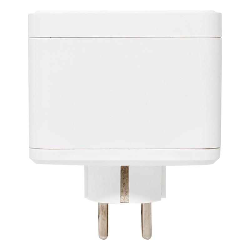 Тройник "Куб" 2 гнезда 2USB 2,4А+Type C + Ночник | UBA-CUB-T2-TC | EKF — миниатюра 2