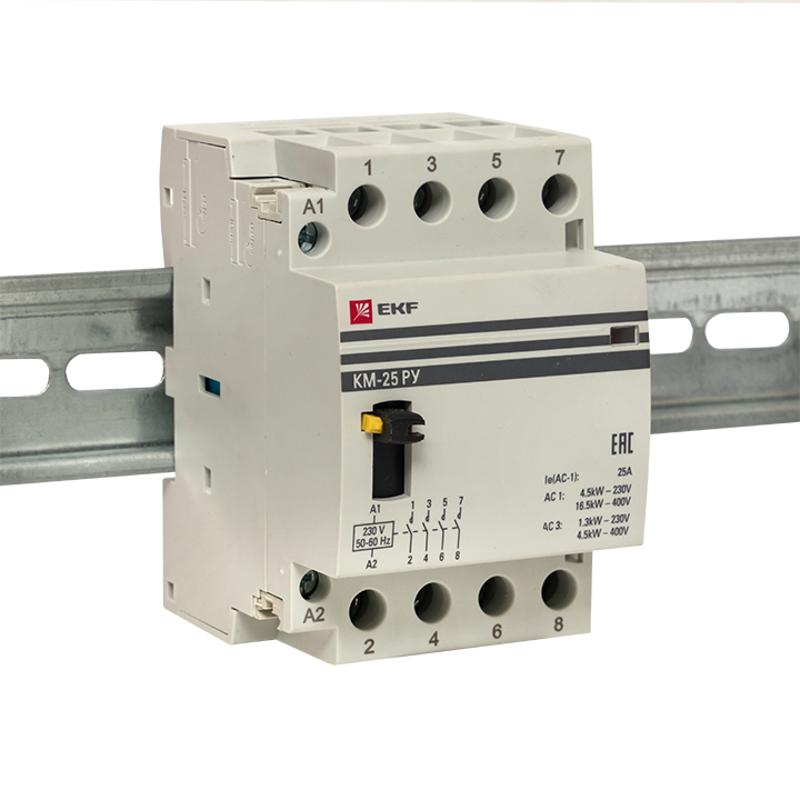 Контактор модульный КМ РУ 40А 4NO (3 мод.) EKF PROxima | km-3m-40-40 | EKF — миниатюра 3