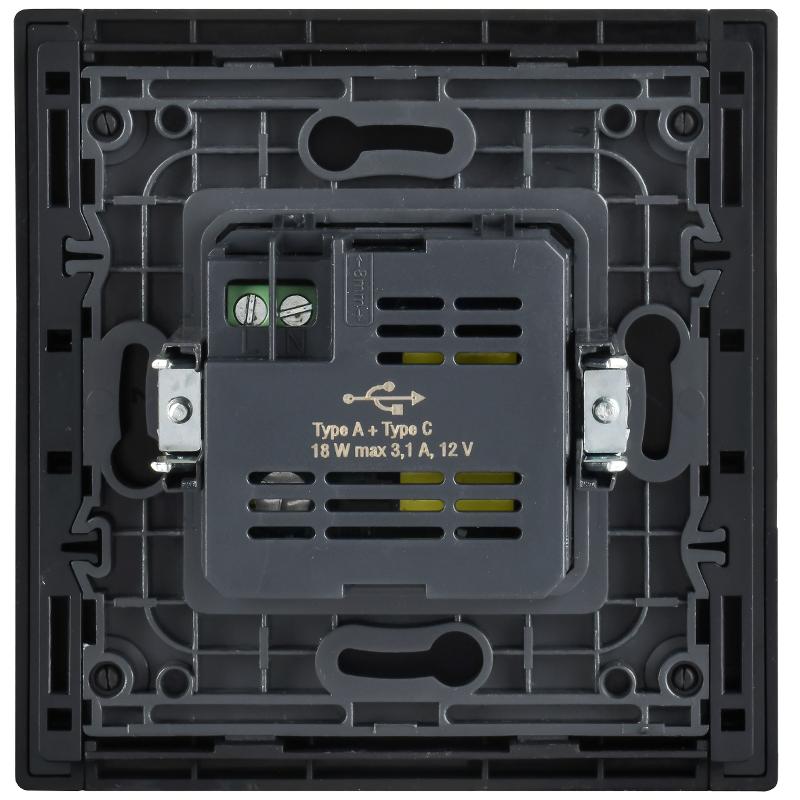 FORTE&PIANO Розетка USB A+C 18Вт FP251M белый | FP-U22-018-M-K01 | IEK — миниатюра 3