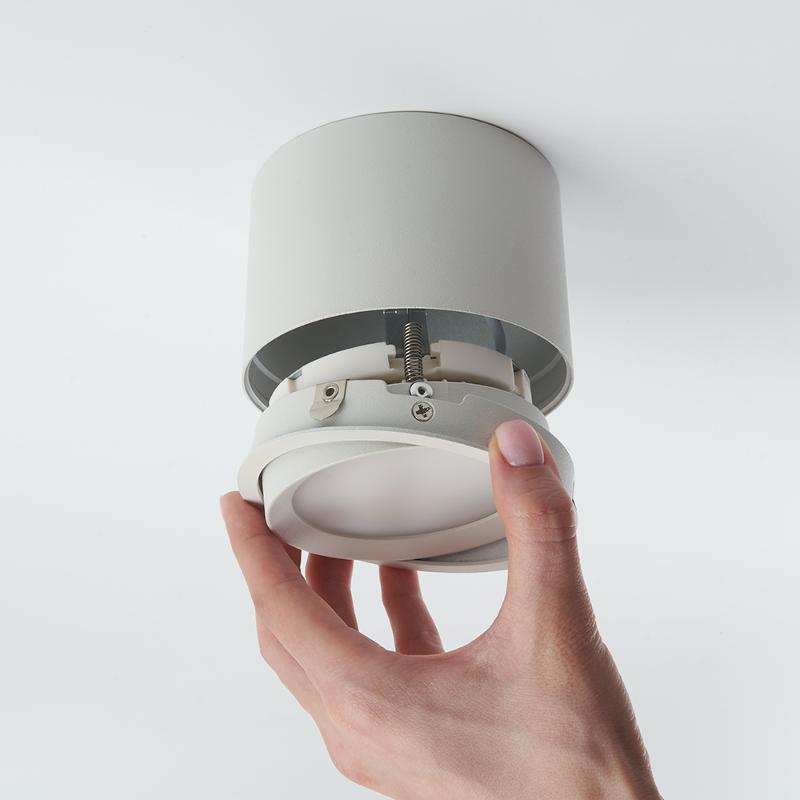Светильник потолочный 12W, 230V, GX53, белый, HL361 | 41994 | FERON — миниатюра 4