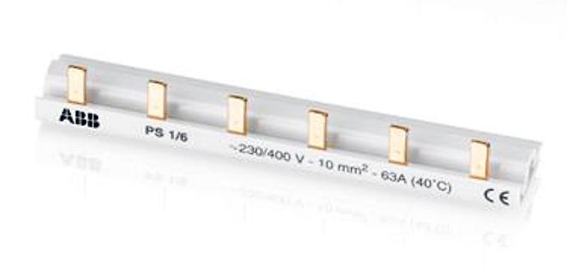 Шина комплектная 1ф. 6мод.63А PS1/6 | 2CDL210001R1006 | ABB — ABB
