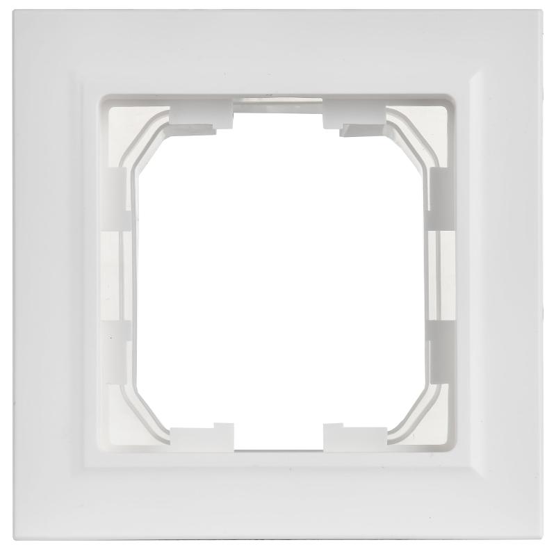 BRITE Рамка 1-местная IP44 РУ-1-БрАБ-44 арктический белый  | BR-M12-44-K91 | IEK — миниатюра 2