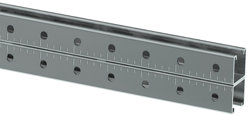 STRUT-профиль перфорированный двойной 41х41х500-2,0 EZ | CLM50D-PSD-41-41-05-2 | IEK — миниатюра 2