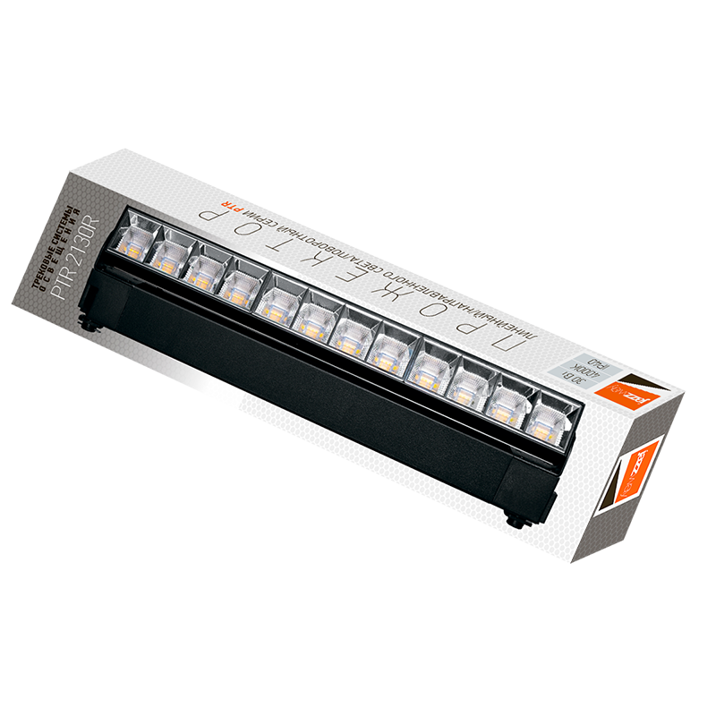 Светильник светодиодный трековый однофазный PTR 2130R 30w 4000K 60° BL (чёрный) 400мм IP40 | .5031609 | Jazzway — миниатюра 4