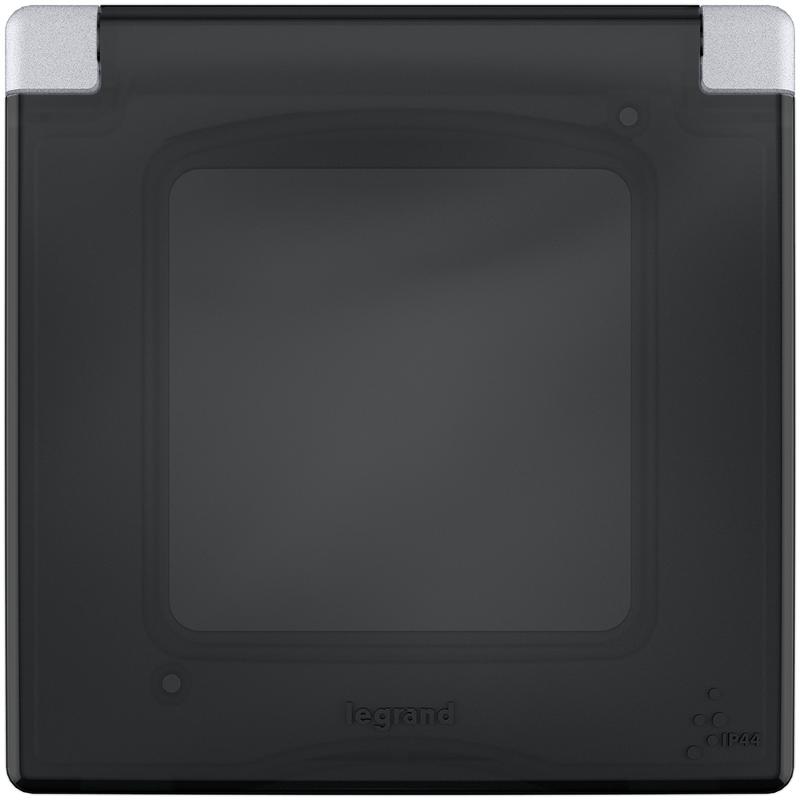 Inspiria Алюминий Рамка с защитной крышкой IP44 | 673922 | Legrand — Legrand