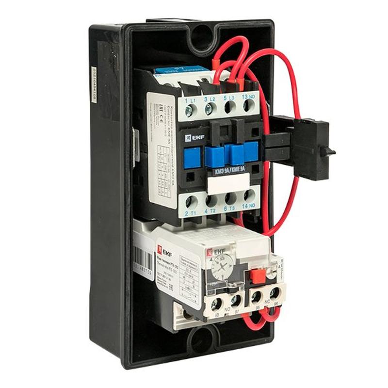Пускатель в корпусе КМЭ 9А 230В с РТЭ Ir-5,5-8А IP65 EKF PROxima | ctrp-r-9-230v-5,5-8A | EKF — миниатюра 17