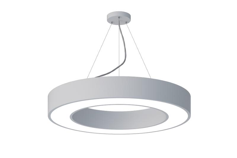 Светильник светодиодный Geometria Ring SPO-133-W-40K-045 45Вт 4000К 3200Лм IP40 600*600*80 белый подвесной | Б0050562 | ЭРА — миниатюра 1