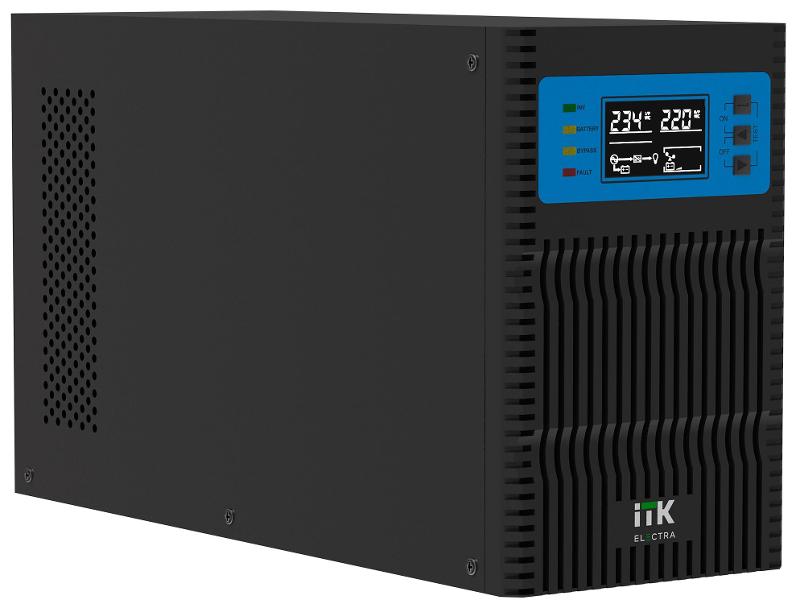 ITK ELECTRA OT ИБП 10кВА/10кВт LCD 192-240VDC с АКБ 20х7AH | EOT-0010KVA-1-020 | ITK — ITK