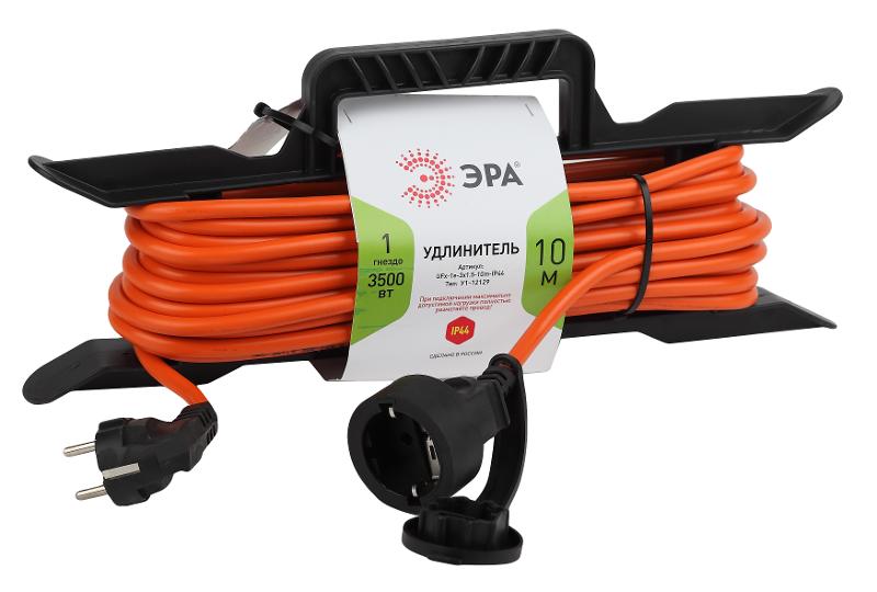 Удлинитель силовой ЭРА UFx-1e-3x1.5-10m-IP44 на рамке c/з 1 гн 10м ПВС 3x1.5 | Б0046828 | ЭРА — фото 1 | Sento