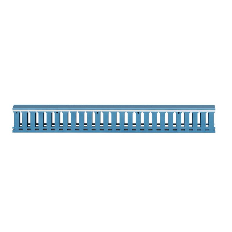 Короб перфорированный, синий RL12 60x60 (ШхВ) зуб - 12мм, паз -8мм  | 00288RL |  DKC — миниатюра 2