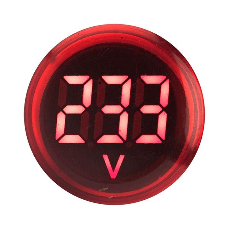 Индикатор значения напряжения красный  ED16-22VD EKF PROxima | ed16-22vd-r | EKF — миниатюра 3