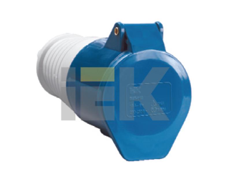 Розетка 223 переносная 2Р+РЕ 32А 220В IP44 | PSR21-032-3 | IEK — миниатюра 2