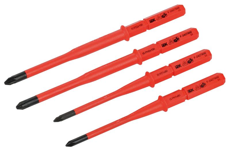  Набор диэлектрических жал SLIM PH-PZ 4шт ARMA2L 5 | A2L5-SH21D-BI-1-T2-204 | IEK — фото 1 | Sento