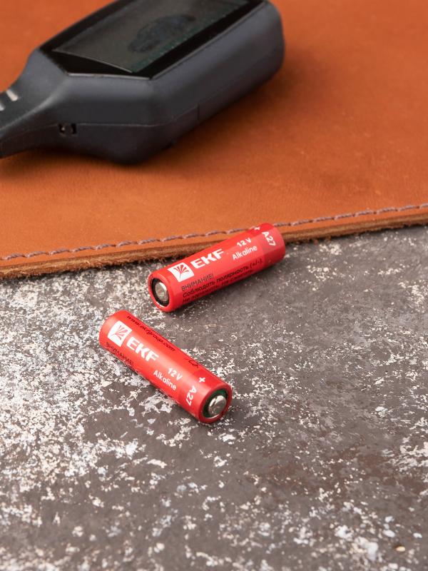 Батарейка алкалиновая типа А27 для сигнализаций блистер 5шт. | A27-BL5 | EKF — миниатюра 8