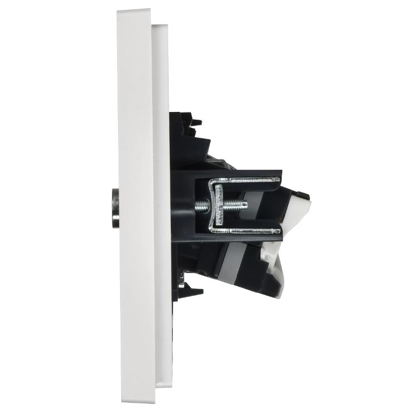 FORTE&PIANO Розетка двойная TV+RJ45 кат.5E FP236 белый | FP-AK20-1-K01 | IEK — миниатюра 4