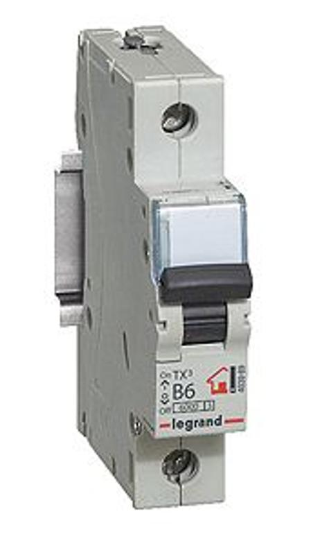 Выключатель автоматический  однополюсный TX3 6000 20А C 6кА | 404029 | Legrand — Legrand