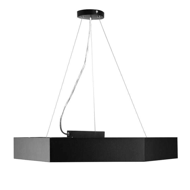 Светильник светодиодный Geometria Hexagon SPO-122-B-40K-066 66Вт 4000К 4800Лм IP40 800*800*80 черный подвесной | Б0050553 | ЭРА — миниатюра 3