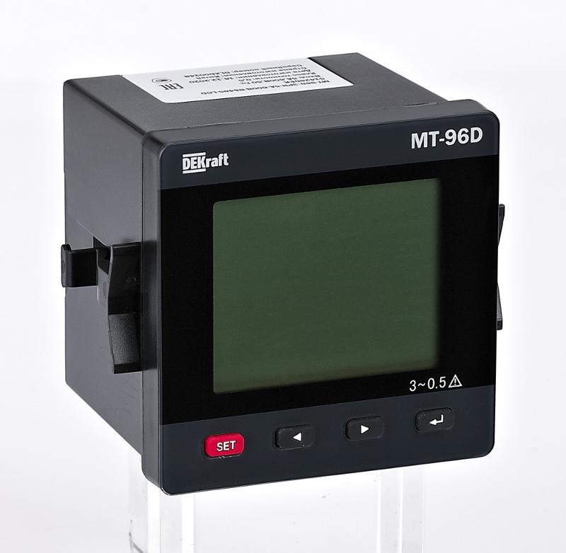 Мультиметр 72х72 3PH 600В 5А RS485 LCD | 51412DEK | DEKraft — DEKraft