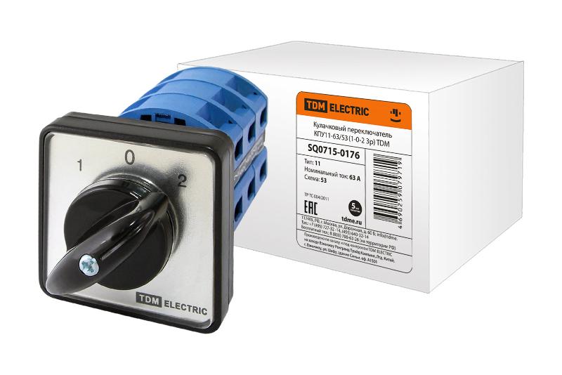 Кулачковый переключатель КПУ11-63/53  | SQ0715-0176 | TDM — TDM ELECTRIC