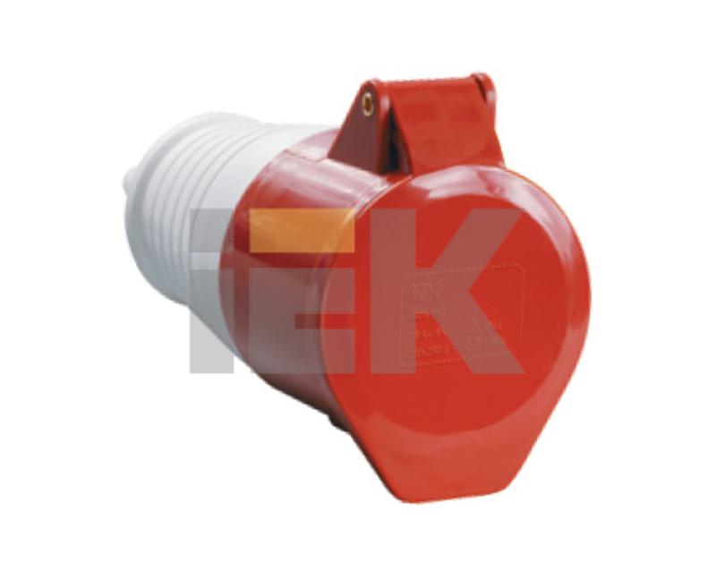 Розетка 215 переносная 3Р+РЕ+N 16А 380В IP44 | PSR22-016-5 | IEK — миниатюра 2