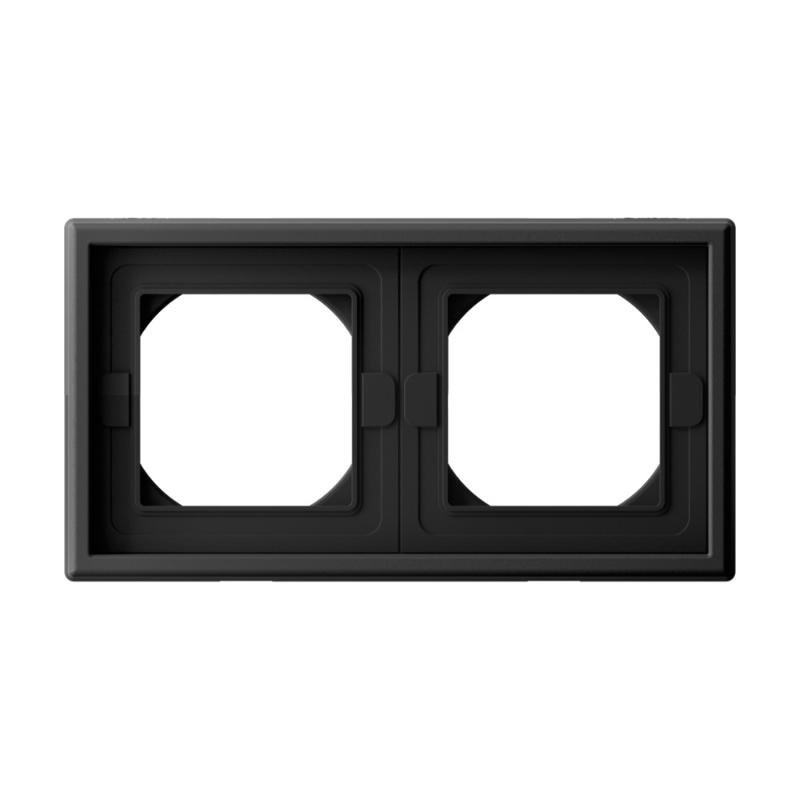 ArtGallery Карбон Рамка 2-постовая IP44,  КАРБОН | GAL441002 | SE — Systeme Electric