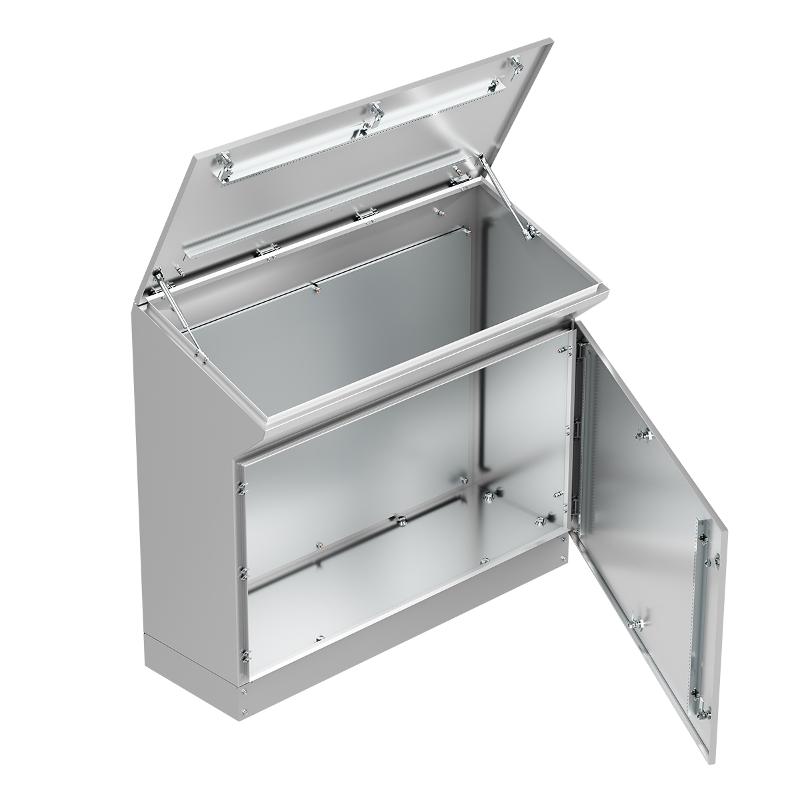 Пульт управления напольный "Inox" AISI304 TP12 IP55 (960х1200х400)|mb-inox-96-120-40|EKF — миниатюра 3