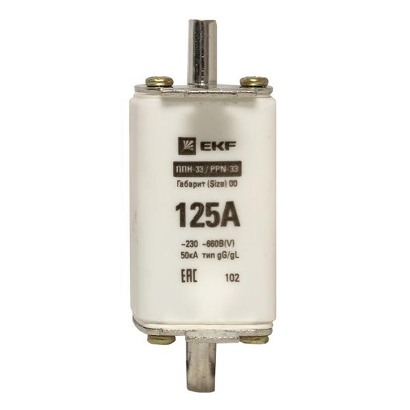 Плавкая вставка ППН-33 160/125А габарит 00 | fus-33/160/125 | EKF — миниатюра 9