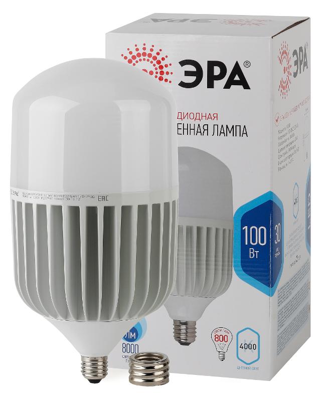 Лампа светодиодная LED POWER T160-100W-4000-E27/E40 100Вт колокол | Б0056122 | ЭРА — ЭРА (Энергия света)