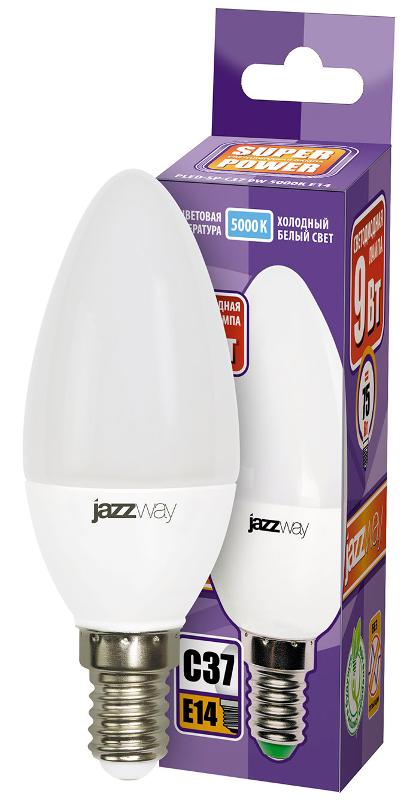 Лампа светодиодная LED 9Вт E14 230В 5000К PLED- SP C37 | 2859488A | Jazzway — миниатюра 2