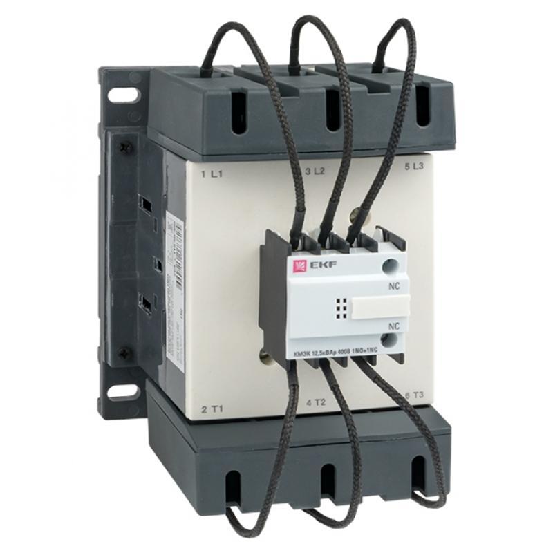 Контактор для конденсатора КМЭК 50квар 400В 2NО+1NC EKF PROxima | ctrk-s-110-50-400 | EKF — EKF