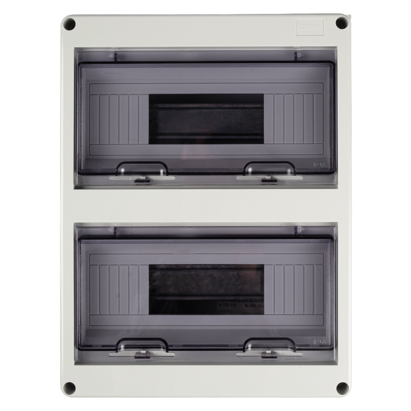 Корпус пластиковый навесной на 24 модулей PDB/W 4024 GR (ЩРН-ПГ-24) IP65 | .5072145 | Jazzway — Jazzway