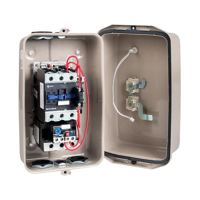 Пускатель в корпусе IP65 КМЭ 50А 2230В с РТЭ и индикатором EKF PROxima | ctrp-r-50-230v-led | EKF — миниатюра 9