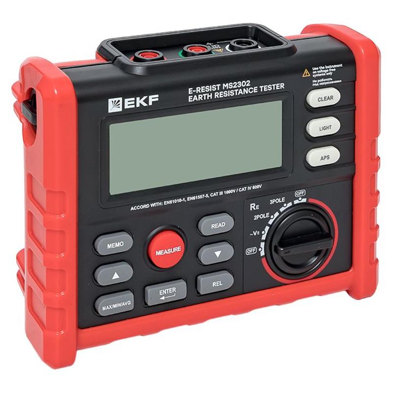 Измеритель сопротивления заземления цифровой E-Resist MS2302 | ms2302 | EKF — EKF