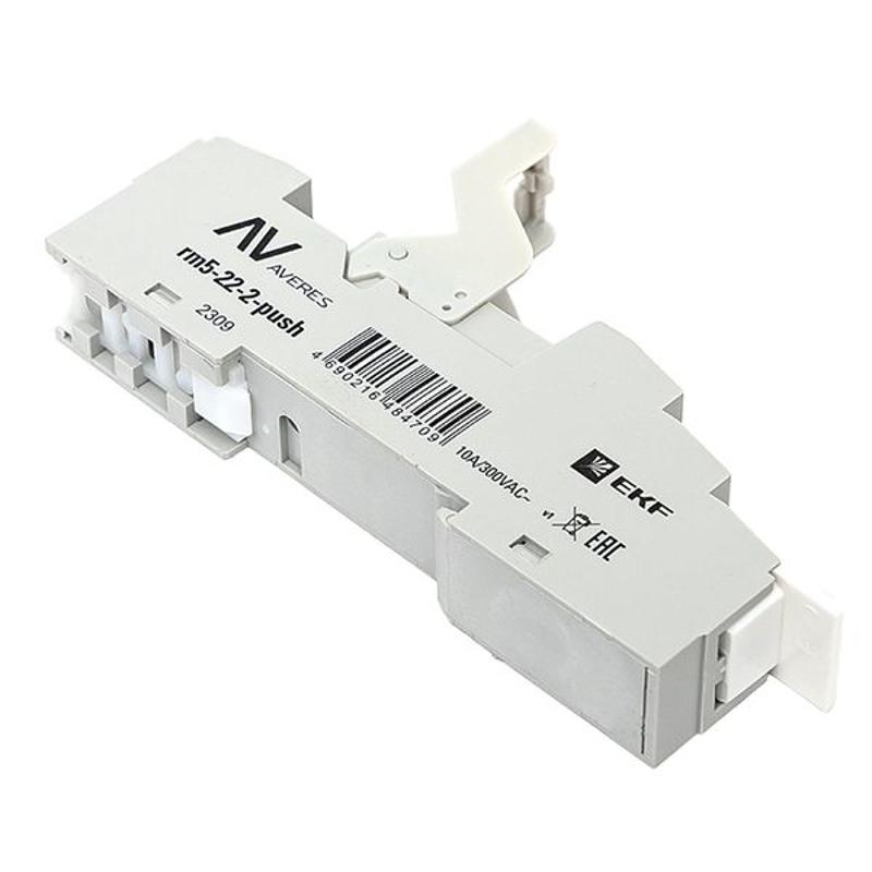 Разъем для реле РM5 22/2 Push-in | rm5-22-2-push |  EKF — миниатюра 14