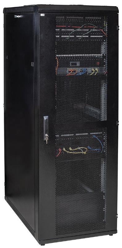 Шкаф серверный 19", 24U, 600х1000, перф.двери чер. (место 2) | LS05-24U61-PP-2 | ITK — ITK