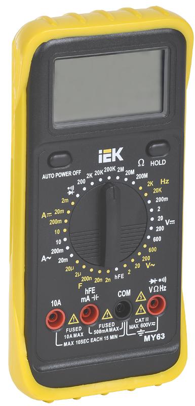 Мультиметр цифровой  Professional MY63  | TMD-5S-063 | IEK — IEK (ИЭК)