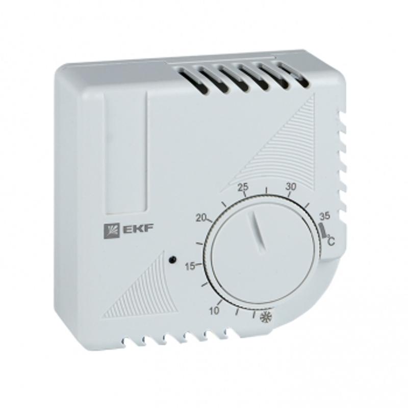 Термостат NO/NC (охлаждение/обогрев) накладной 16A 230В IP20 EKF PROxima | thermo-no-nc-wall | EKF — EKF
