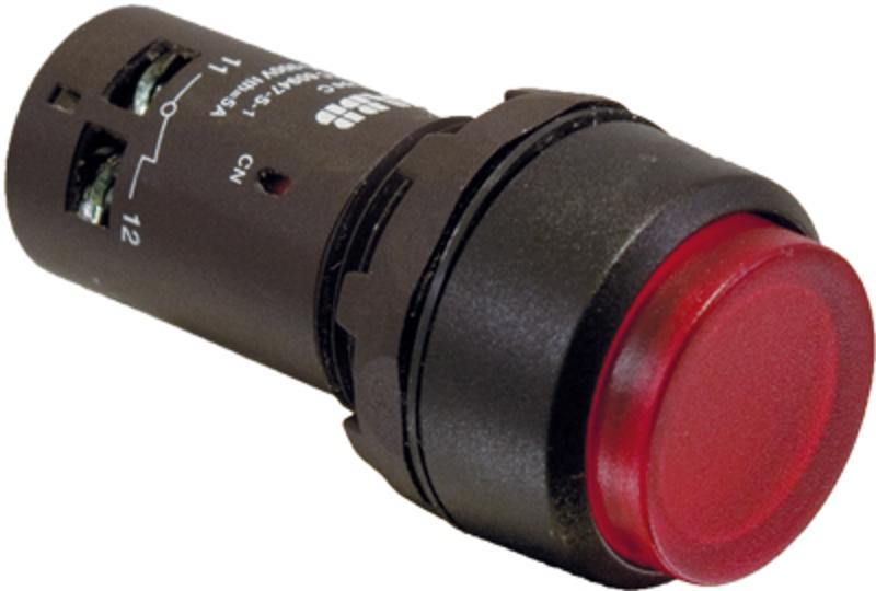 Кнопка CP4-30R-11 красная c фикс. и выступающий клавишей 1HЗ1НО | 1SFA619103R3071 | ABB — ABB