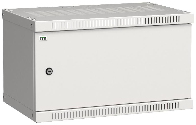 Шкаф LINEA WE 6U 550x350мм дверь металл серый | LWE3-06U53-MF | ITK — миниатюра 1