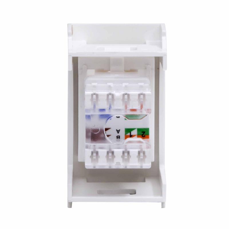 Viva белый розетка компьютерная RJ45 категория 5e UTP 1мод | 45038 | DKC — миниатюра 4