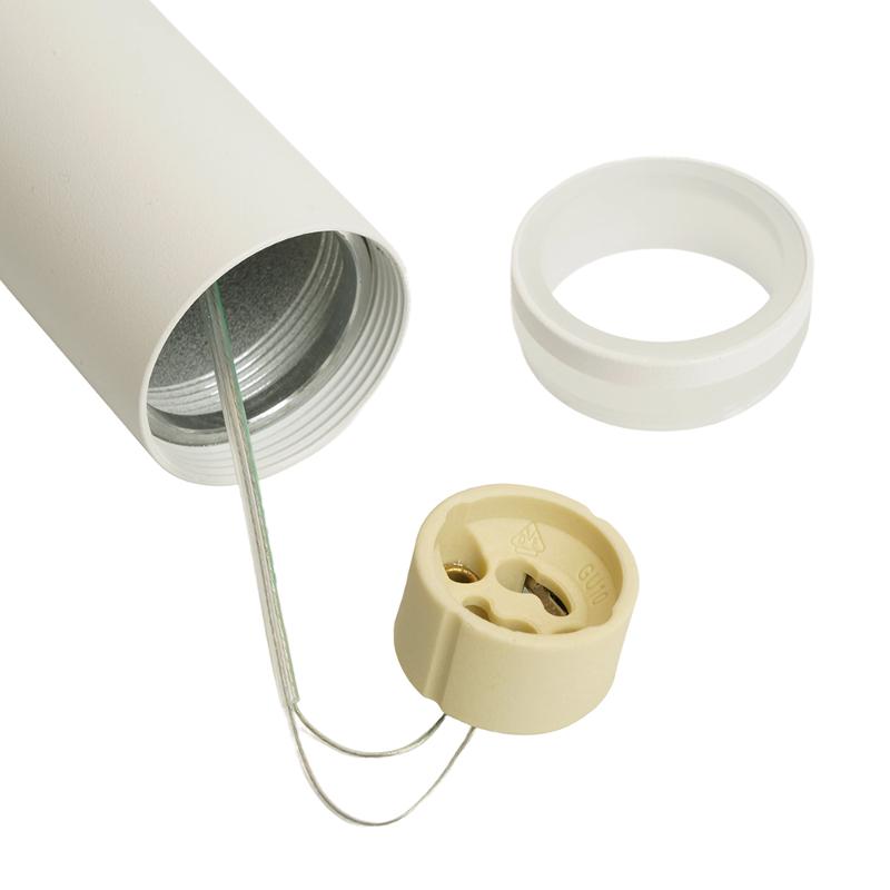 Светильник потолочный на подвесе MR11 35W, 230V, белый, D40*H250 ML1008 | 51376 | FERON — миниатюра 4