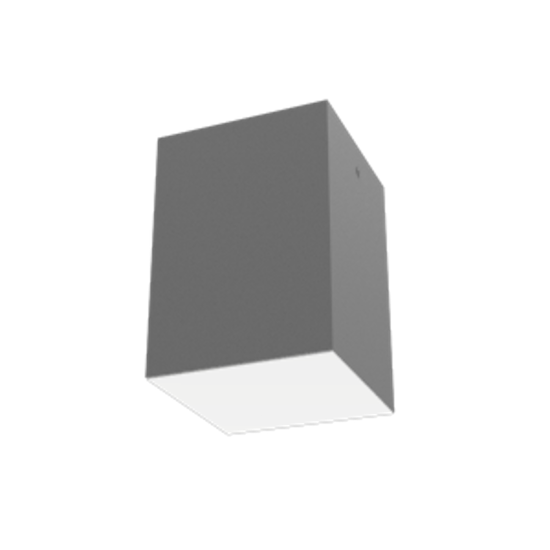 Светодиодный светильник DL-Box накладной 15 Вт 3000 К 120x120x170 мм RAL7045 серый муар с рассеивателем опал DALI | V1-R0-70818-20D01-2001530 | VARTON — VARTON